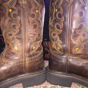 Women’s Justin work boots sz  6 1/2